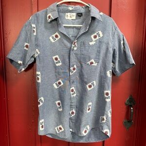 Miller Lite Button Down Shirt!